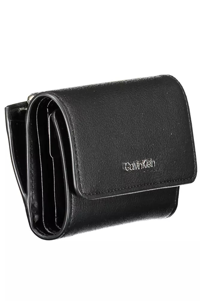 Fashionsarah.com Fashionsarah.com Calvin Klein Elegant Black Polyethylene Wallet with RFID Lock