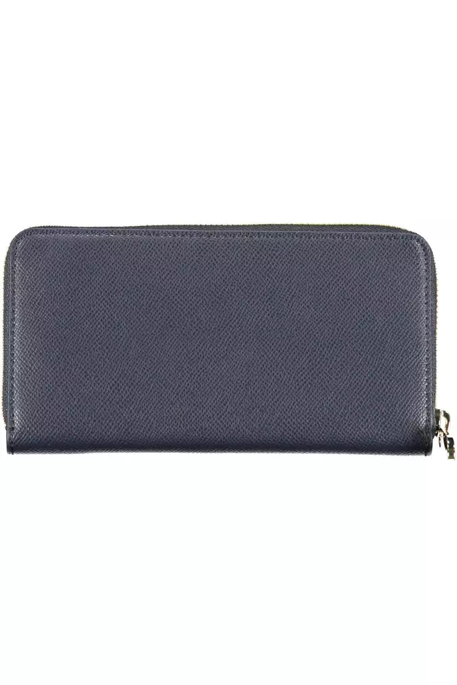 Fashionsarah.com Fashionsarah.com Tommy Hilfiger Chic Blue Polyethylene Wallet with Zip Closure