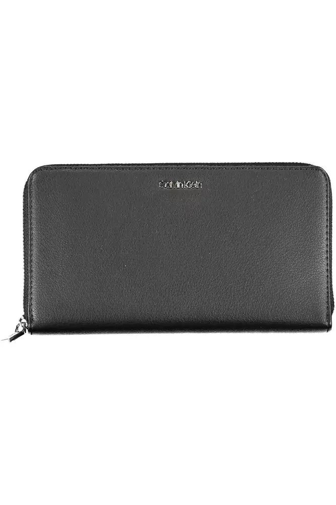 Fashionsarah.com Fashionsarah.com Calvin Klein Elegant Black Polyethylene Wallet with RFID Lock