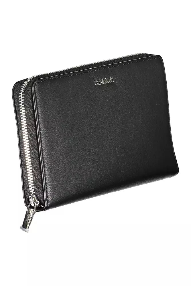 Fashionsarah.com Fashionsarah.com Calvin Klein Elegant Black Polyethylene Wallet with RFID Lock