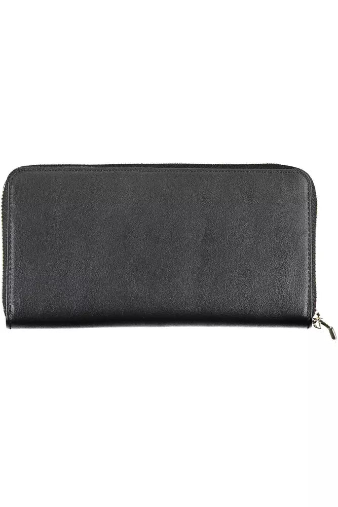 Fashionsarah.com Fashionsarah.com Calvin Klein Elegant Black Polyethylene Five-Compartment Wallet