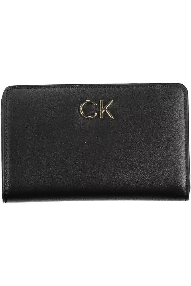 Fashionsarah.com Fashionsarah.com Calvin Klein Elegant Black RFID Wallet with Multiple Compartments