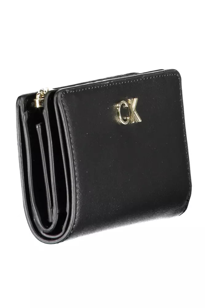 Fashionsarah.com Fashionsarah.com Calvin Klein Elegant Black RFID Wallet with Multiple Compartments