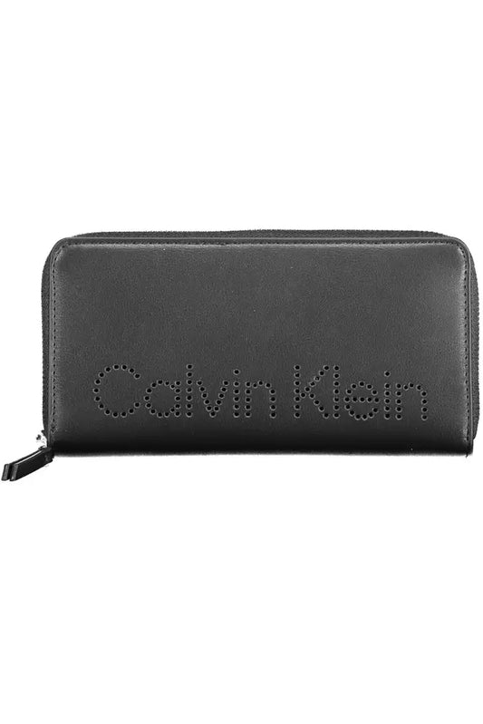 Fashionsarah.com Fashionsarah.com Calvin Klein Elegant Black Wallet with RFID Block & Coin Purse