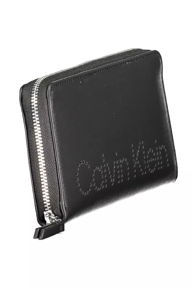 Fashionsarah.com Fashionsarah.com Calvin Klein Elegant Black Wallet with RFID Block & Coin Purse