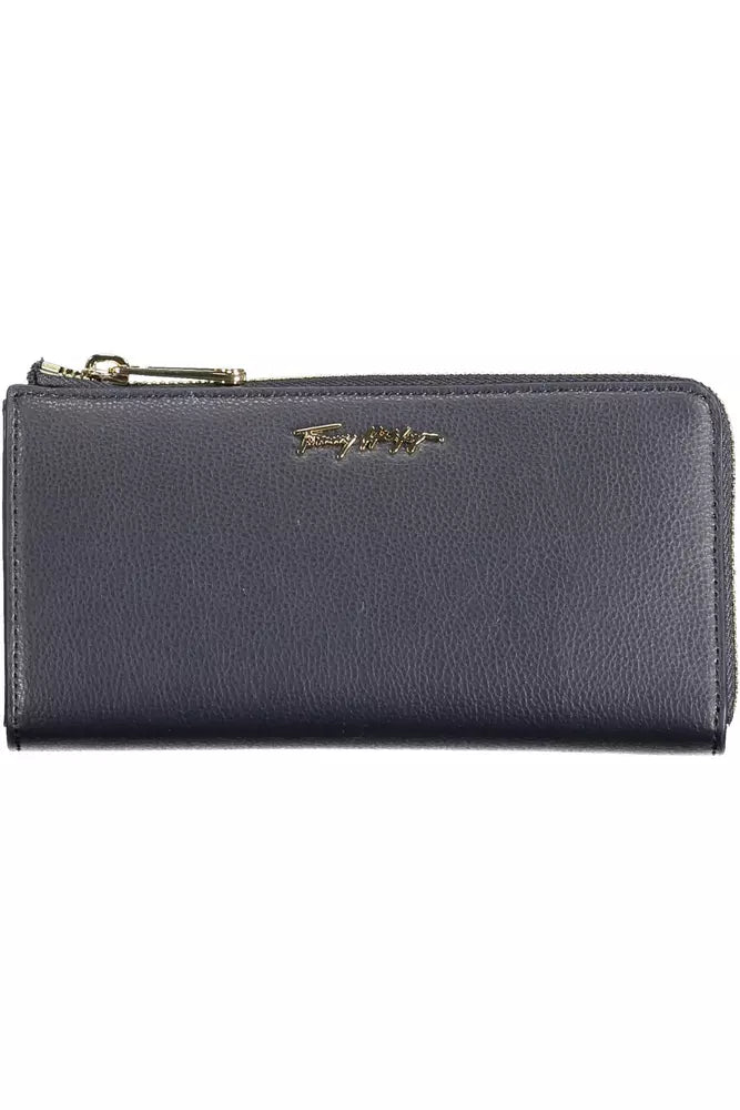 Fashionsarah.com Fashionsarah.com Tommy Hilfiger Chic Blue Polyethylene Wallet with Logo