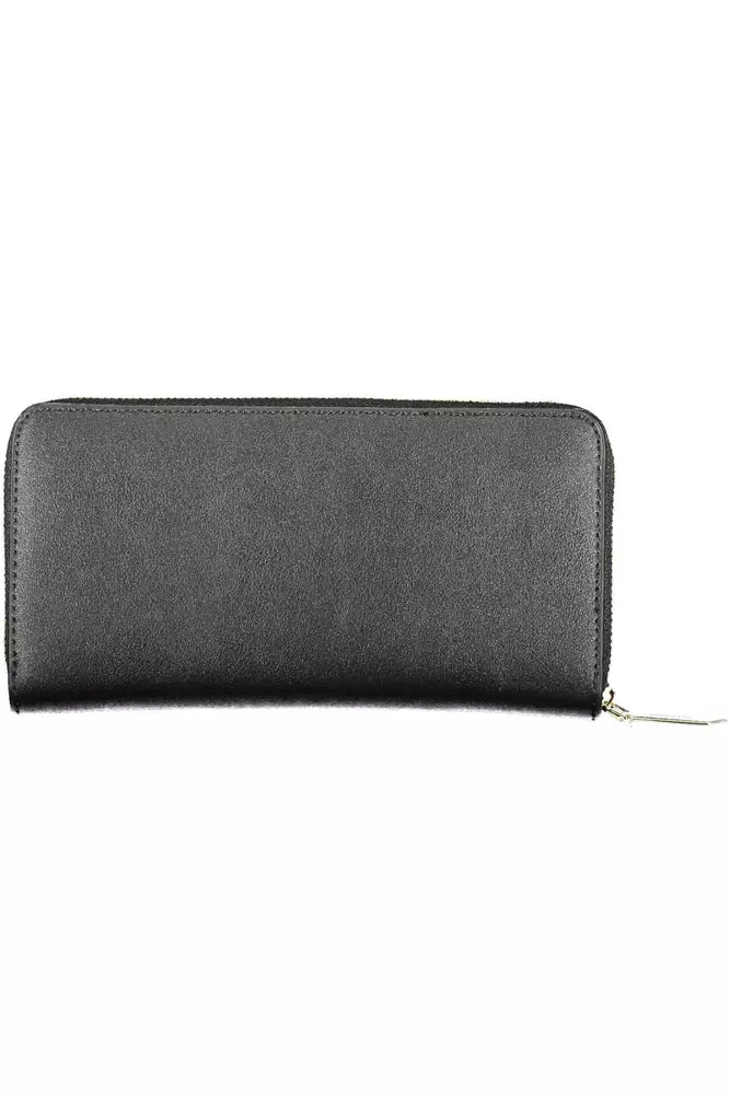 Fashionsarah.com Fashionsarah.com Calvin Klein Elegant Black Multi-Compartment Wallet