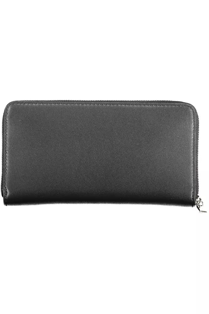 Fashionsarah.com Fashionsarah.com Calvin Klein Elegant Black Wallet with RFID Lock and Zip Closure