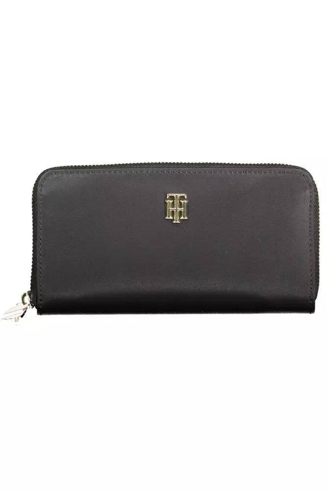 Tommy Hilfiger Black Nylon Women Wallet | Fashionsarah.com