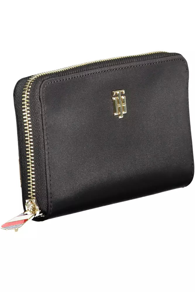 Tommy Hilfiger Black Nylon Women Wallet | Fashionsarah.com