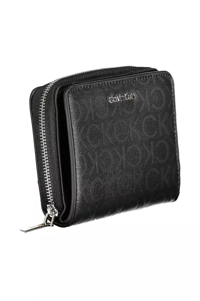 Fashionsarah.com Fashionsarah.com Calvin Klein Elegant Black Wallet with RFID Block & Coin Purse