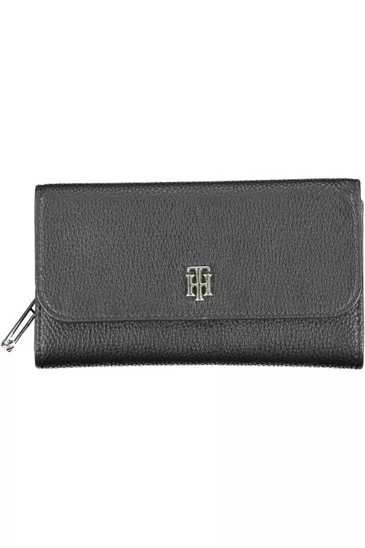 Fashionsarah.com Fashionsarah.com Tommy Hilfiger Elegant Black Polyethylene Wallet