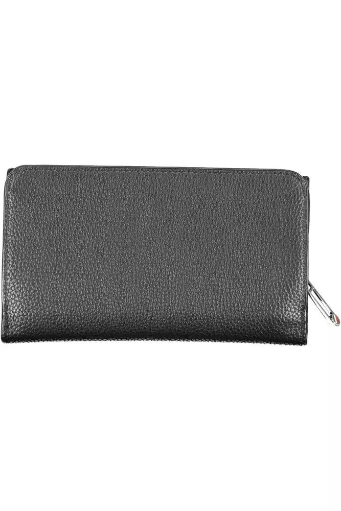 Fashionsarah.com Fashionsarah.com Tommy Hilfiger Elegant Black Polyethylene Wallet