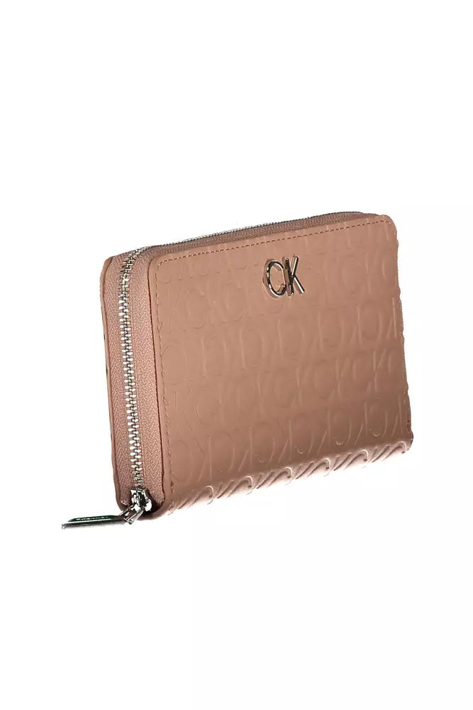 Fashionsarah.com Fashionsarah.com Calvin Klein Chic Pink RFID Wallet with Multiple Compartments