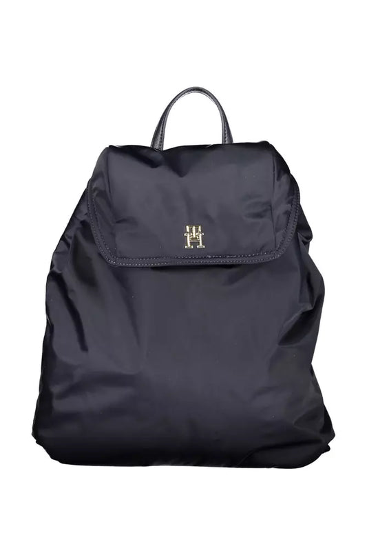 Fashionsarah.com Fashionsarah.com Tommy Hilfiger Eco Chic Blue Backpack with Contrasting Details