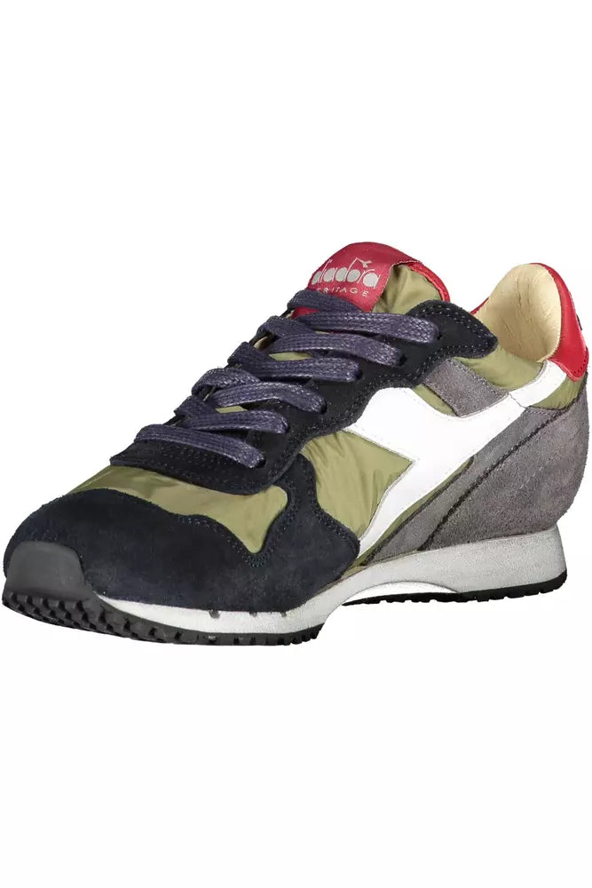 Diadora Green Leather Women Sneaker | Fashionsarah.com