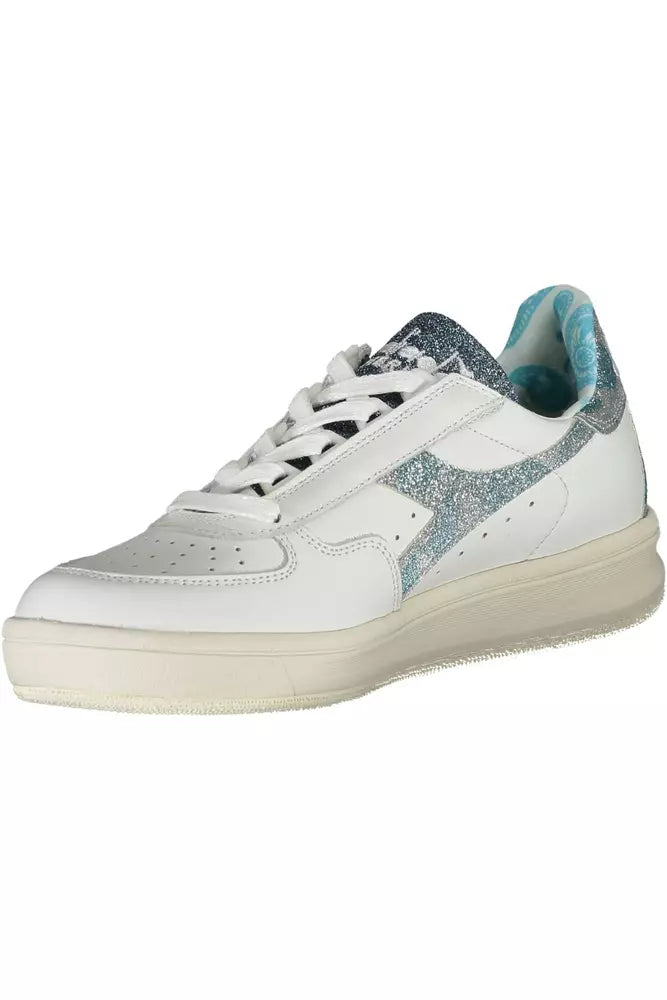 Diadora Chic Contrasting Lace-Up Sports Sneakers | Fashionsarah.com