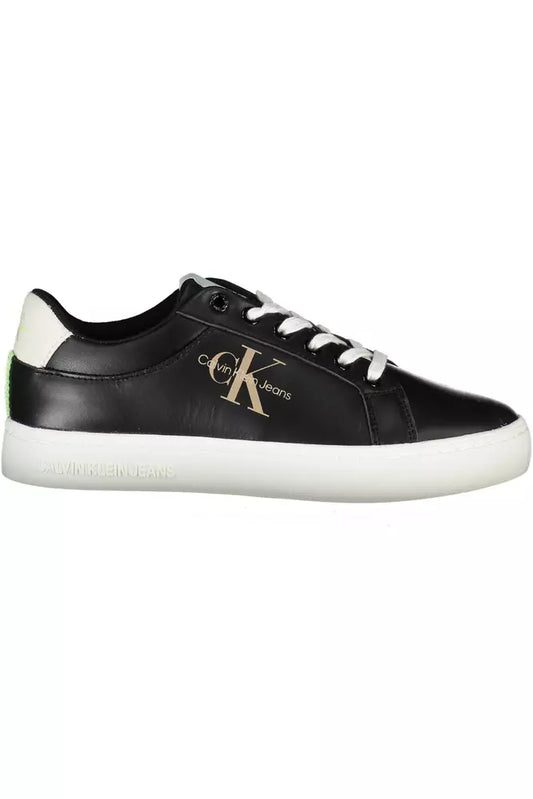 Fashionsarah.com Fashionsarah.com Calvin Klein Chic Black Contrasting Sporty Sneakers