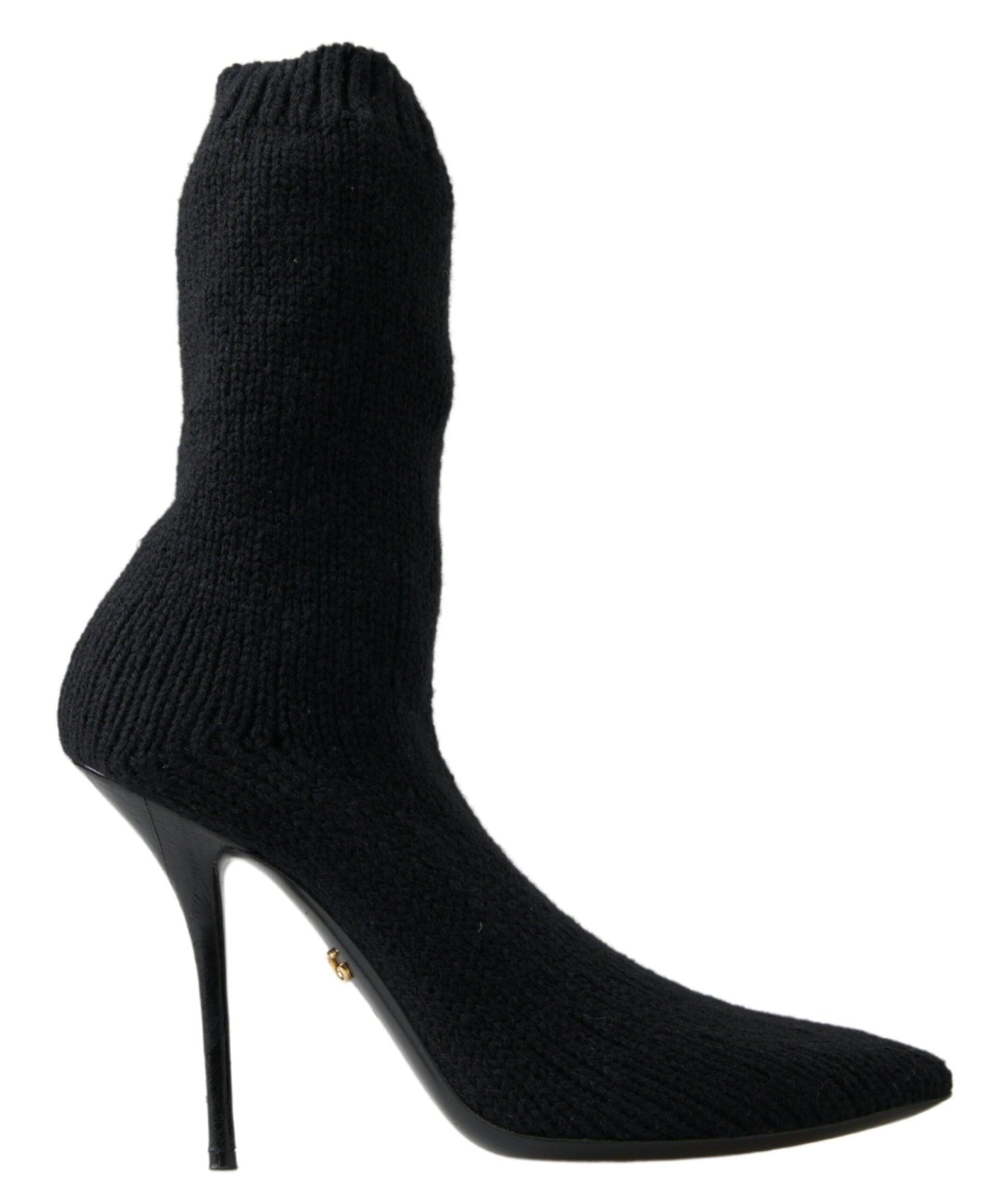 Dolce & Gabbana Black Stiletto Boots | Fashionsarah.com