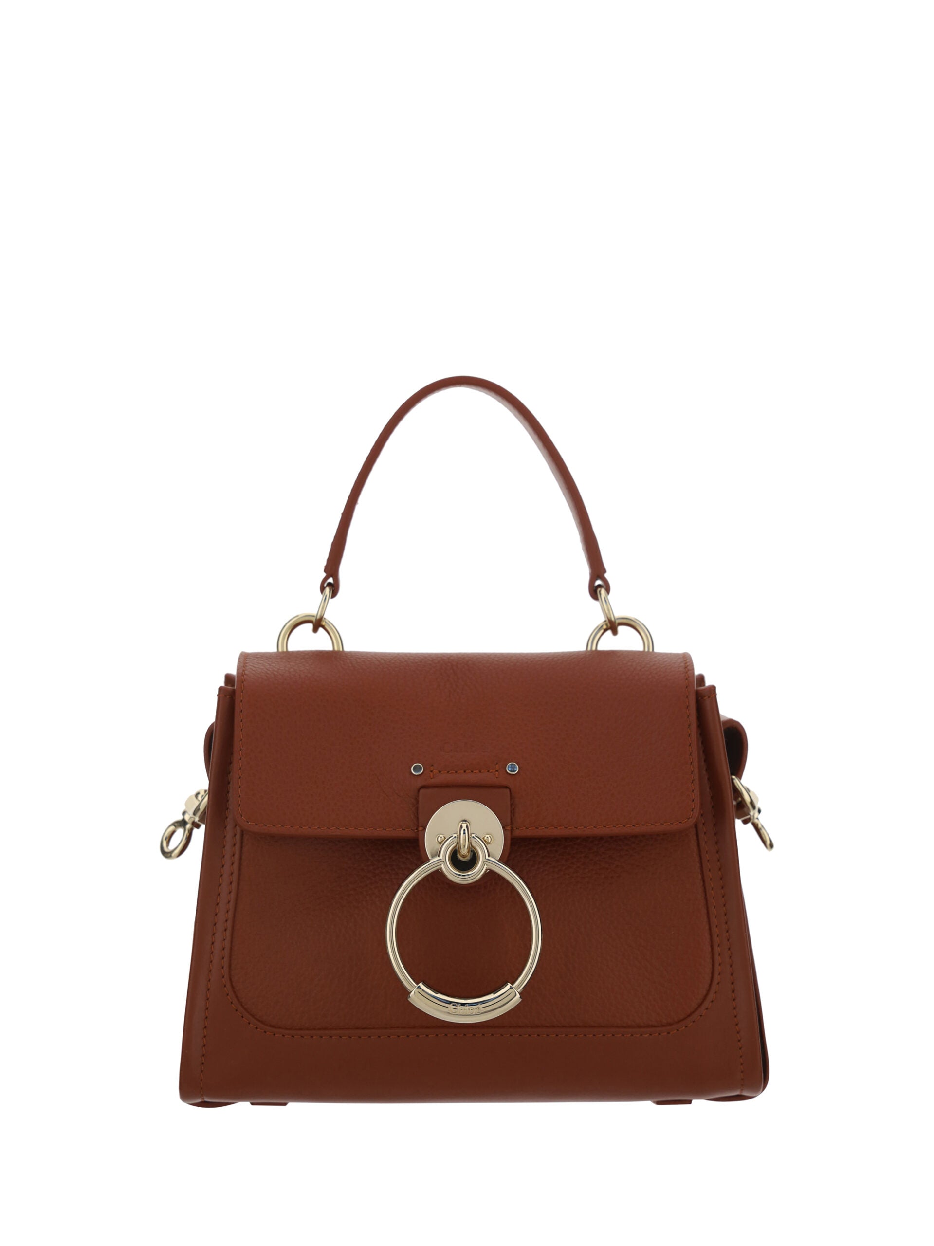 Chloé Brown Calf Leather Tess Handbag | Fashionsarah.com