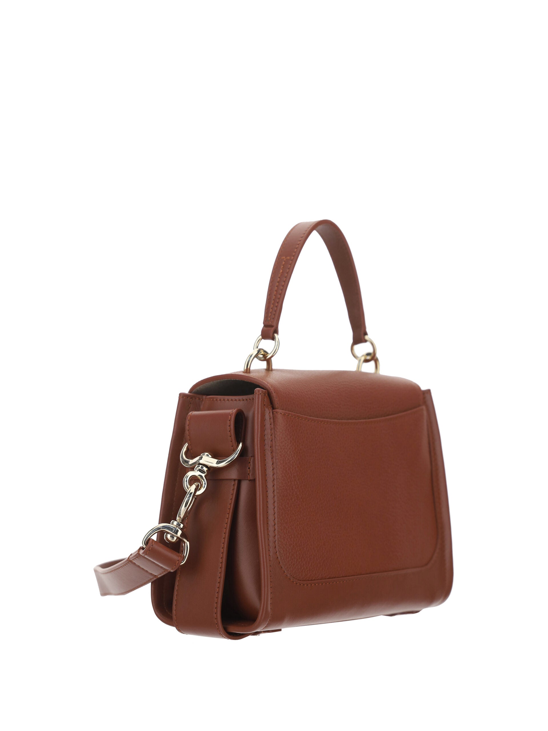 Chloé Brown Calf Leather Tess Handbag | Fashionsarah.com