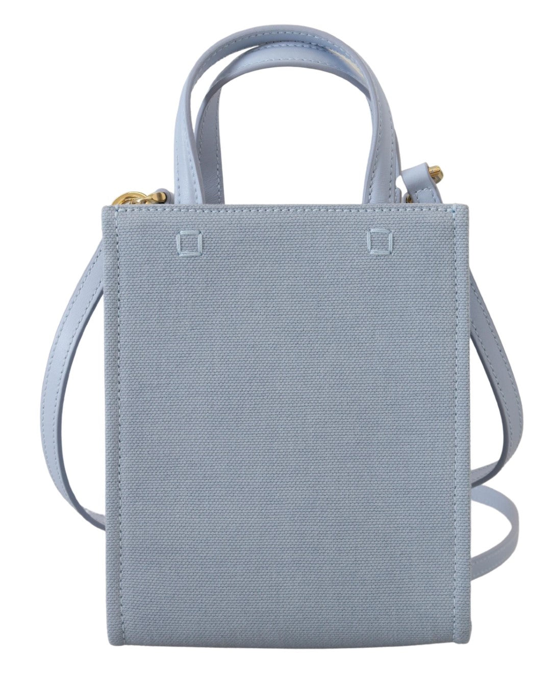 Dolce & Gabbana Blue Coated Canvas Vertical Cloud Mini Shoulder Bag | Fashionsarah.com