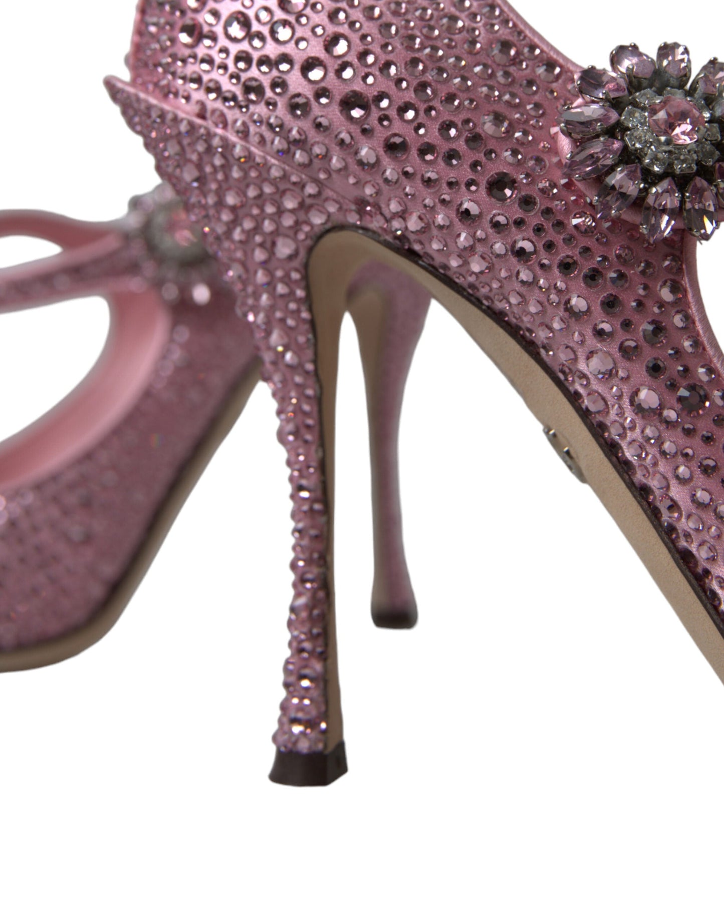 Dolce & Gabbana Enchanting Pink Crystal Pumps | Fashionsarah.com