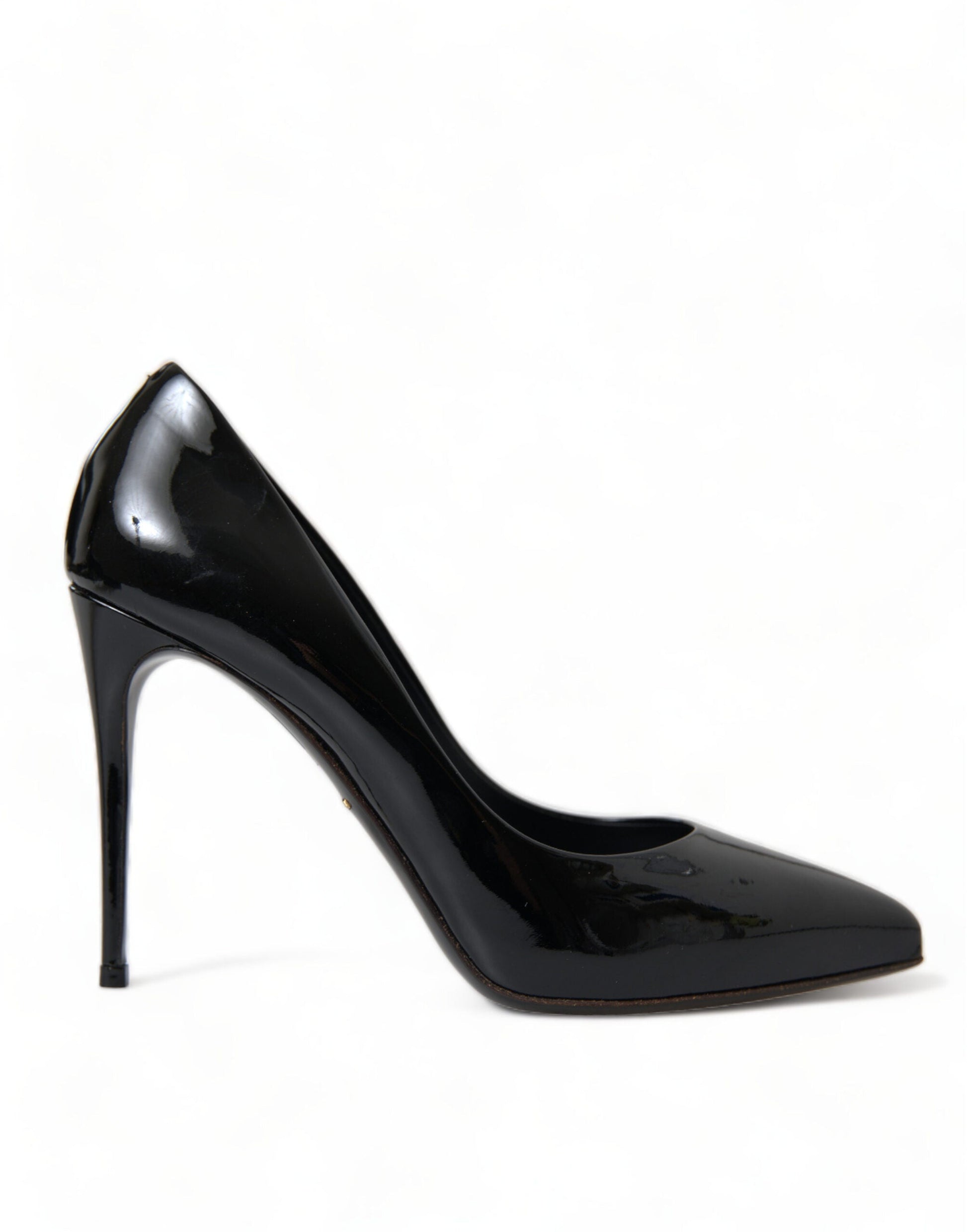 Dolce & Gabbana Black Patent Leather Pumps Heels Shoes | Fashionsarah.com