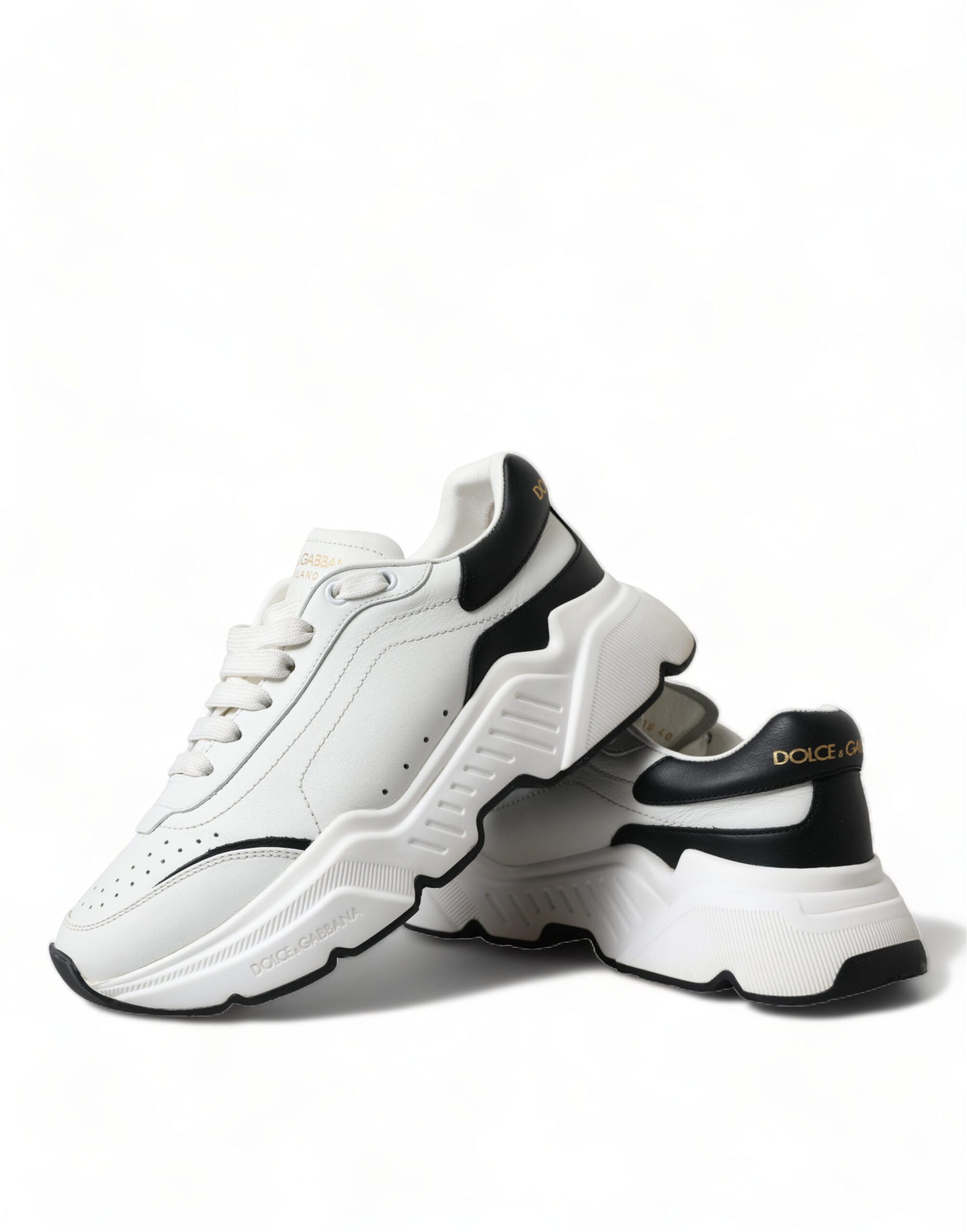 Dolce & Gabbana White Black Women Sneakers | Fashionsarah.com