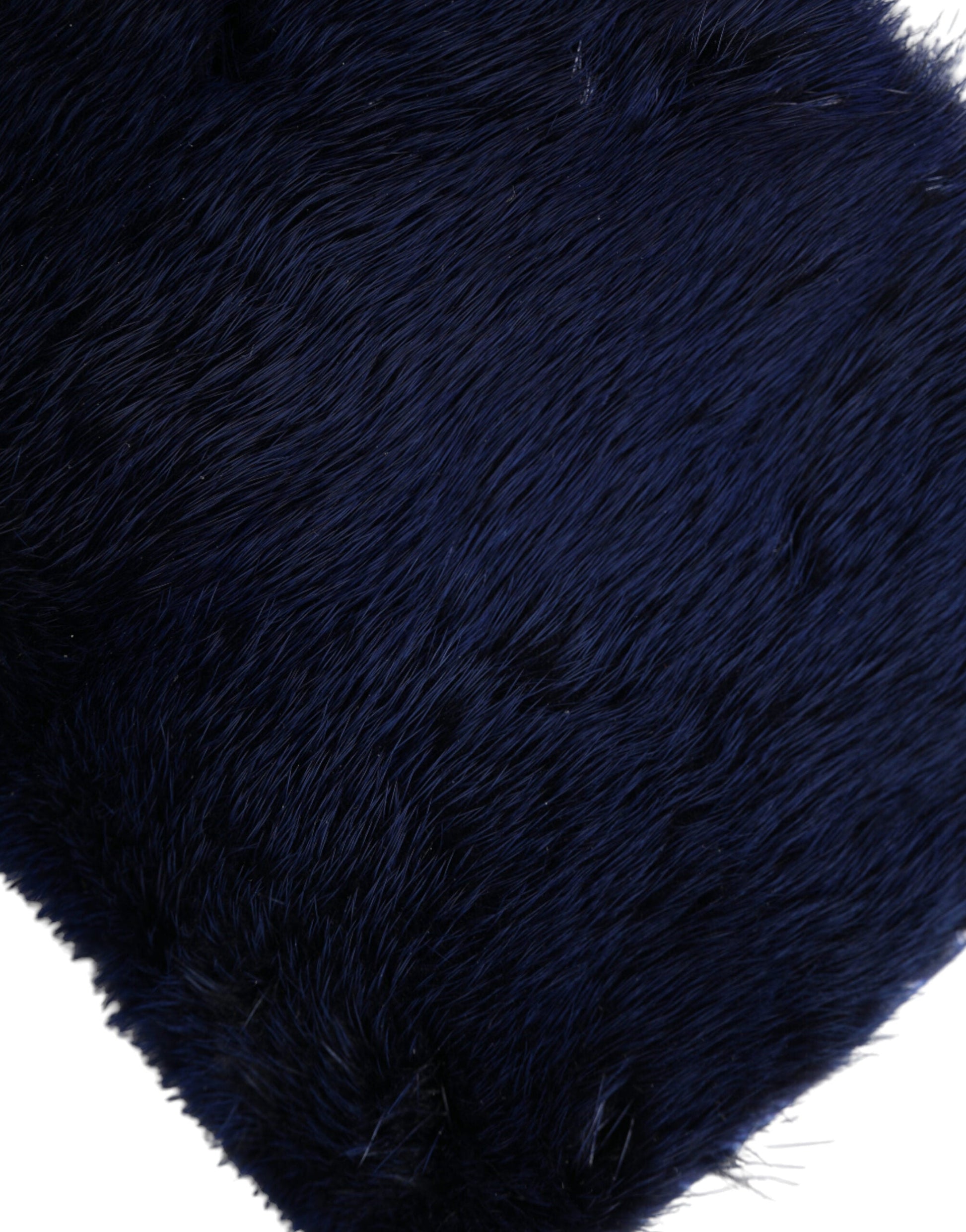 Dolce & Gabbana Exquisite Blue Mink Fur Shoulder Bag | Fashionsarah.com