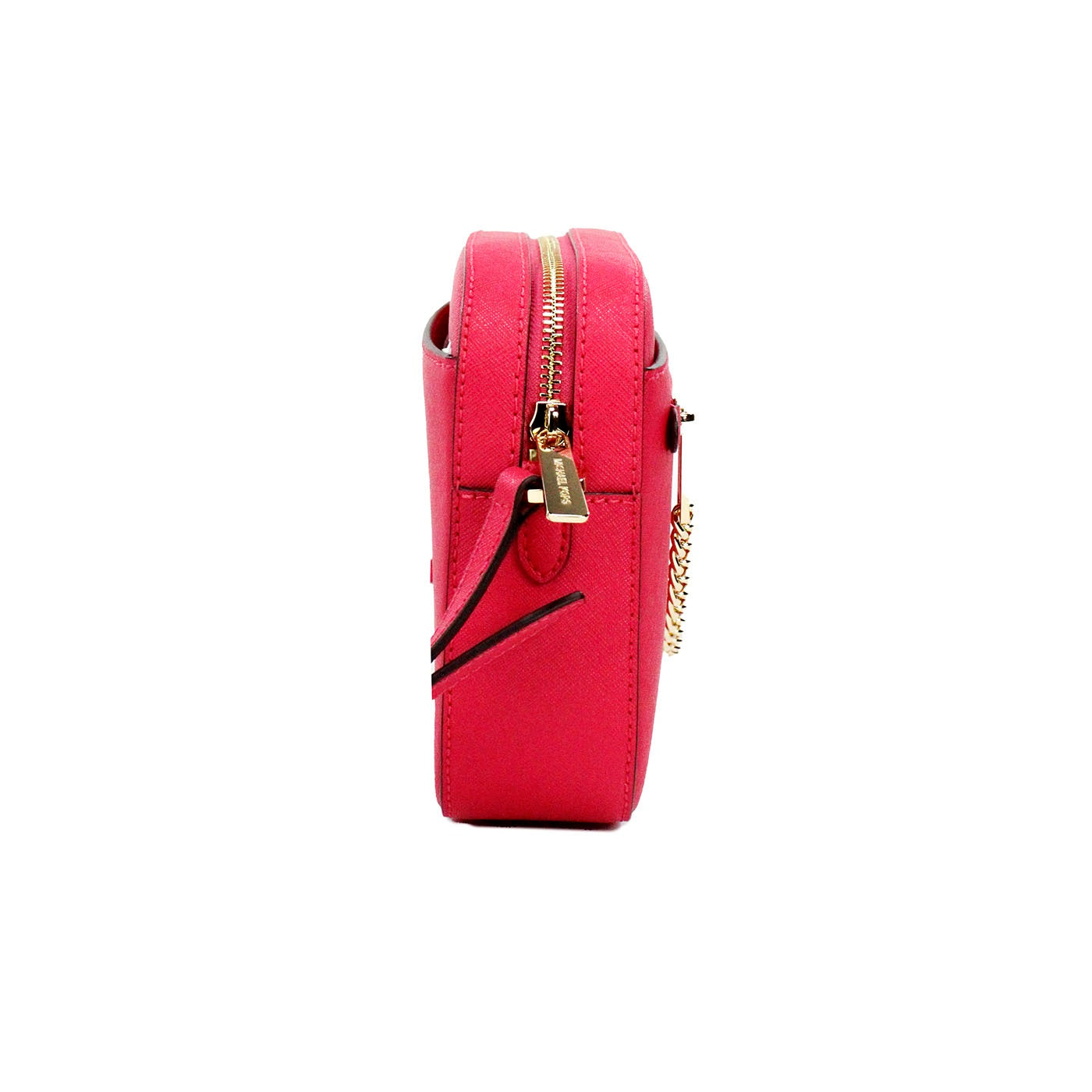 Michael Kors Jet Set Electric Pink Leather Crossbody Bag | Fashionsarah.com