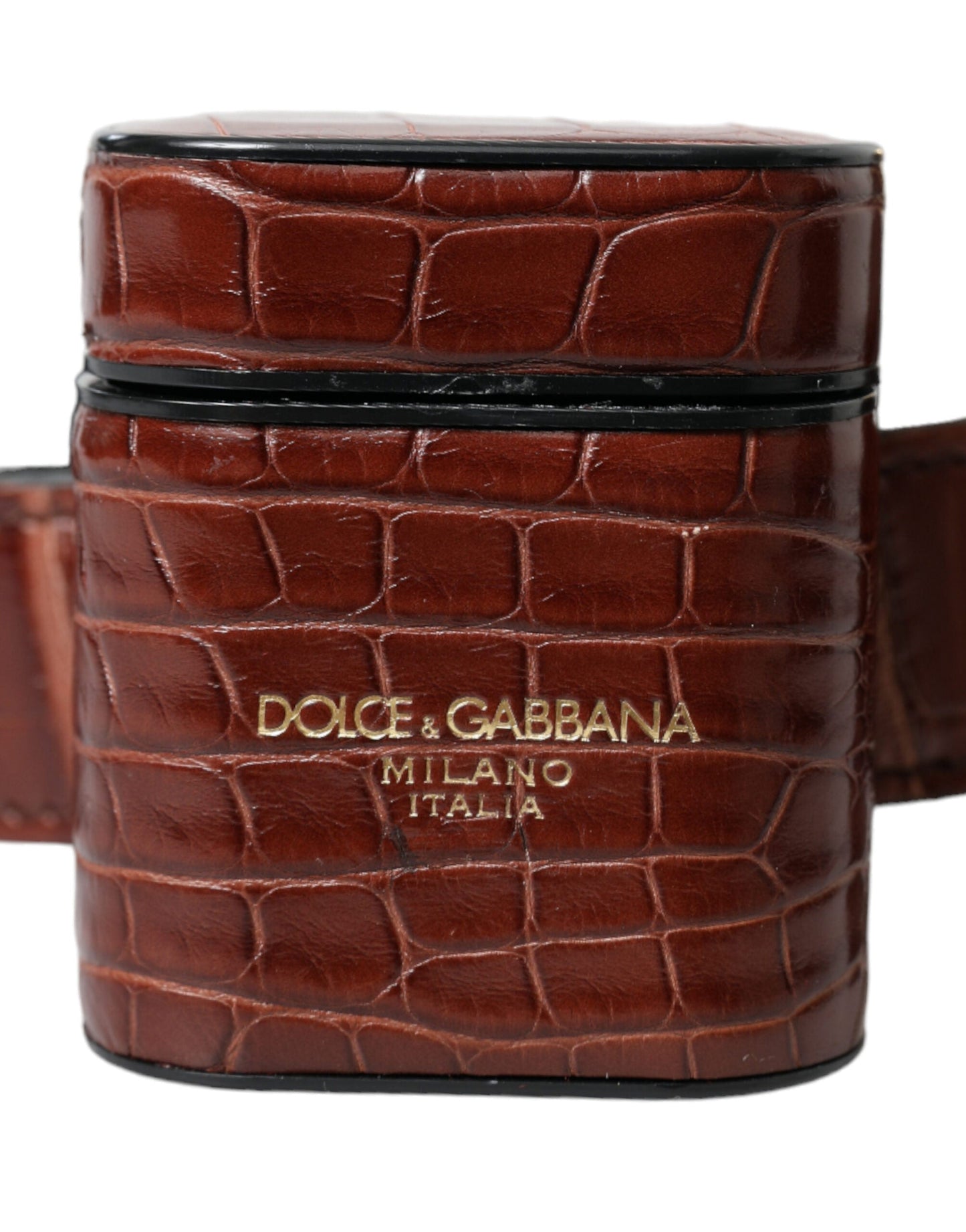 Dolce & Gabbana Elegant Leather Airpod & Coin Purse Duo | Fashionsarah.com