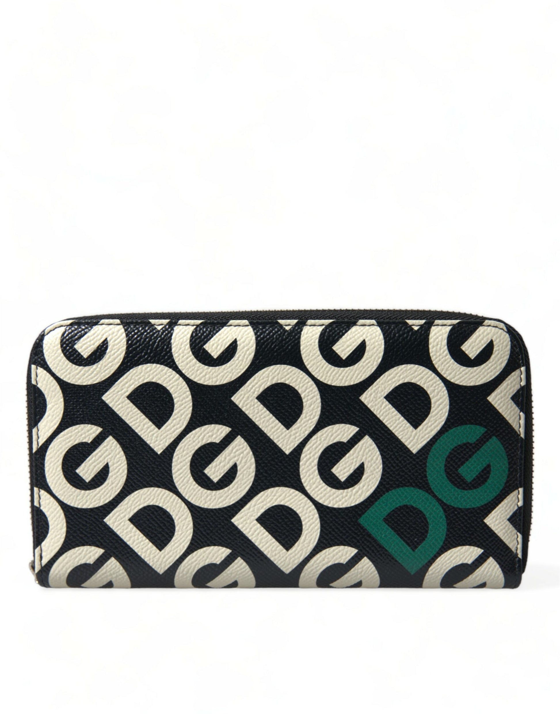 Dolce & Gabbana Multicolor DG Mania Leather Zip Around Continental Wallet | Fashionsarah.com