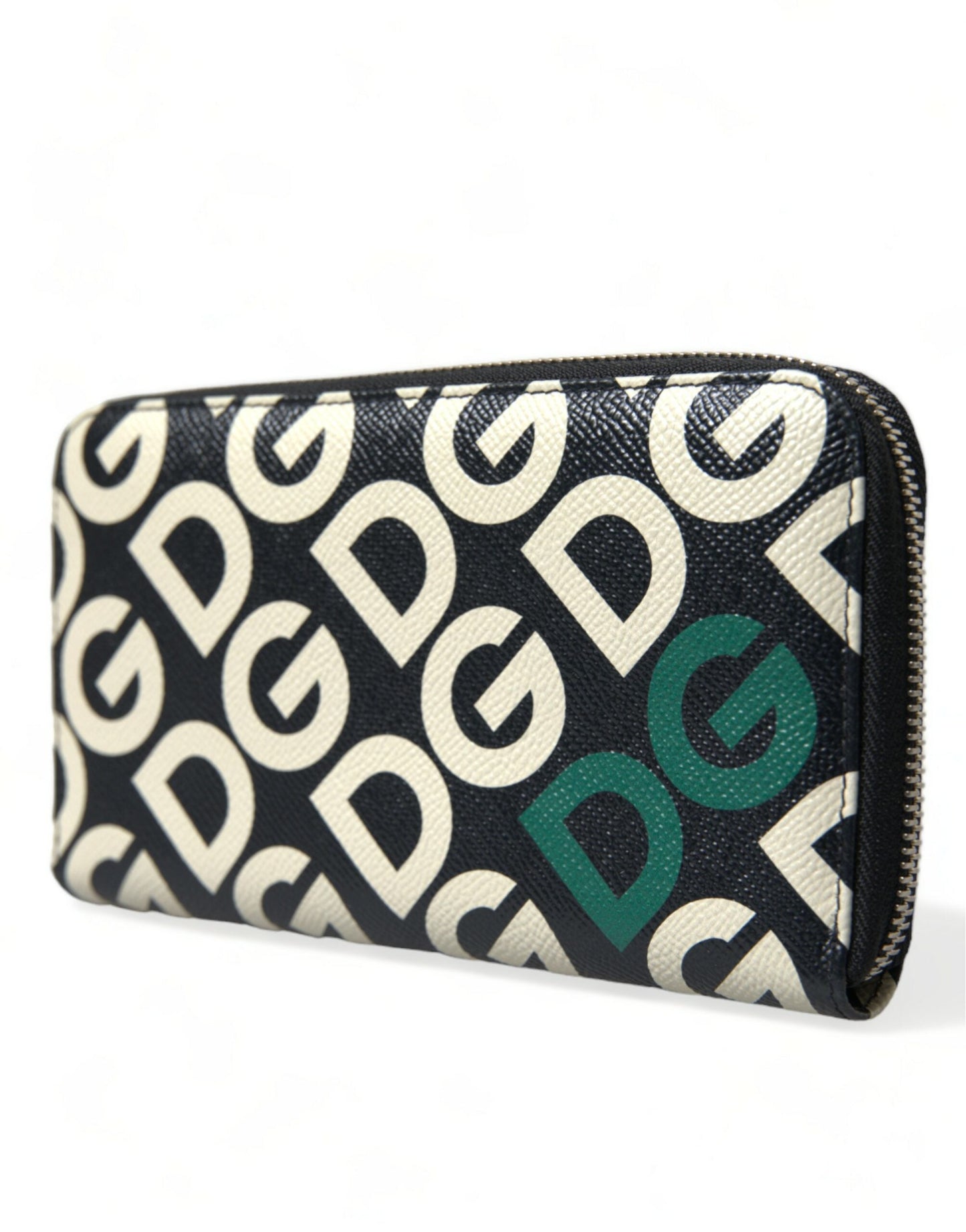 Dolce & Gabbana Multicolor DG Mania Leather Zip Around Continental Wallet | Fashionsarah.com