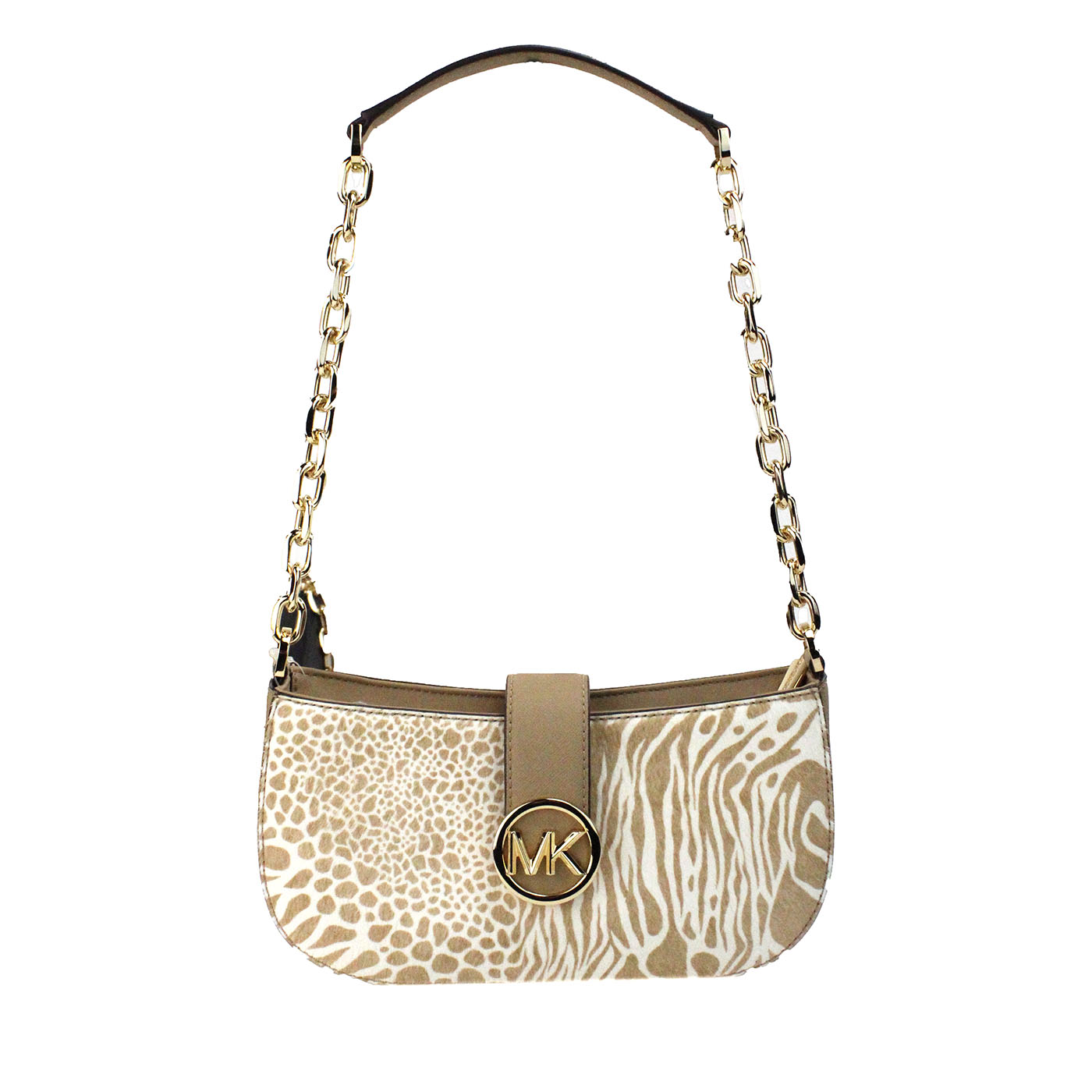 Fashionsarah.com Fashionsarah.com Michael Kors Carmen Small Camel Shoulder Bag