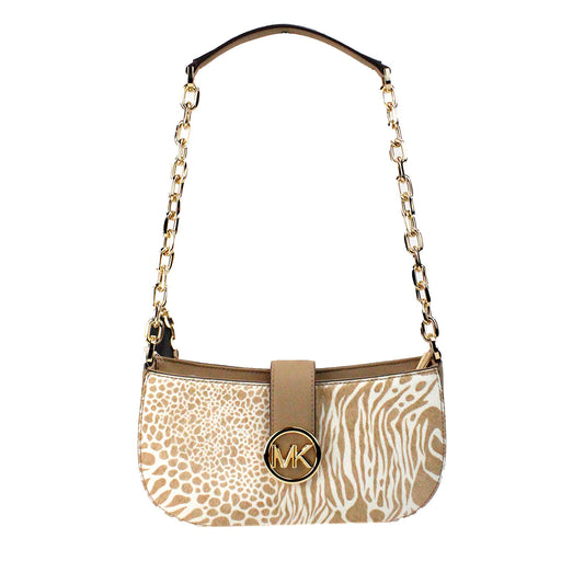 Fashionsarah.com Fashionsarah.com Michael Kors Carmen Small Camel Shoulder Bag