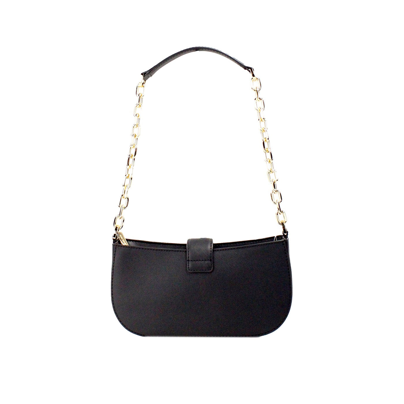 Michael Kors Carmen Small Black Haircalf Pouchette Shoulder Crossbody Bag | Fashionsarah.com