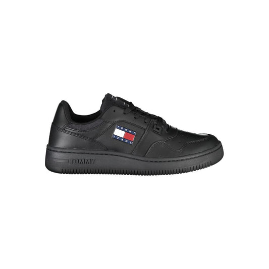 Fashionsarah.com Fashionsarah.com Tommy Hilfiger Chic Black Lace-Up Sneakers