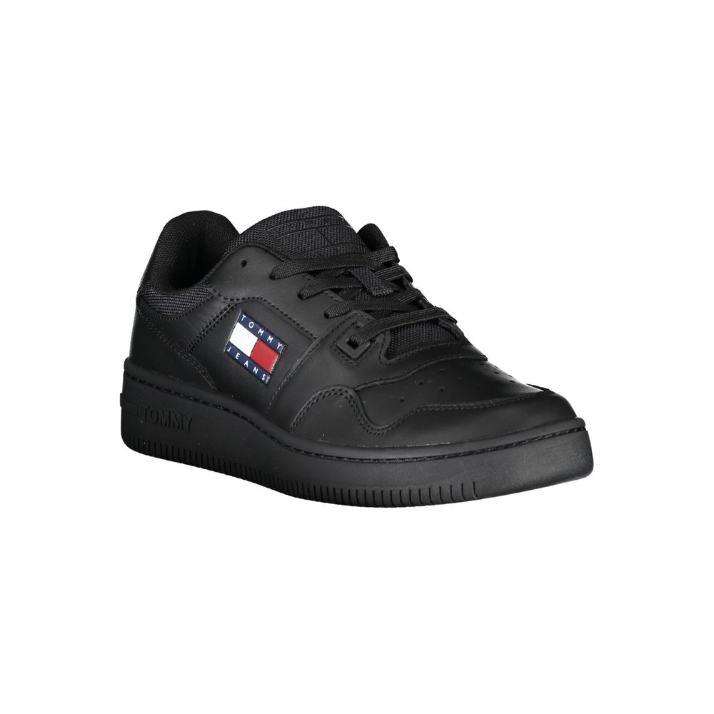 Fashionsarah.com Fashionsarah.com Tommy Hilfiger Chic Black Lace-Up Sneakers