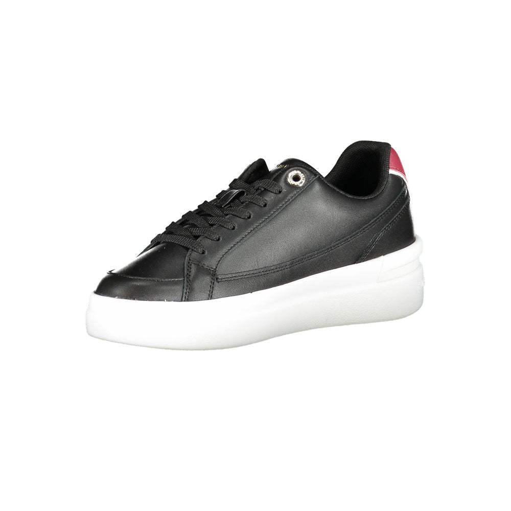 Fashionsarah.com Fashionsarah.com Tommy Hilfiger Sleek Lace-Up Sneakers with Contrast Accents