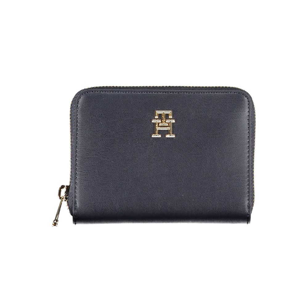 Fashionsarah.com Fashionsarah.com Tommy Hilfiger Elegant Blue Polyethylene Wallet for Women