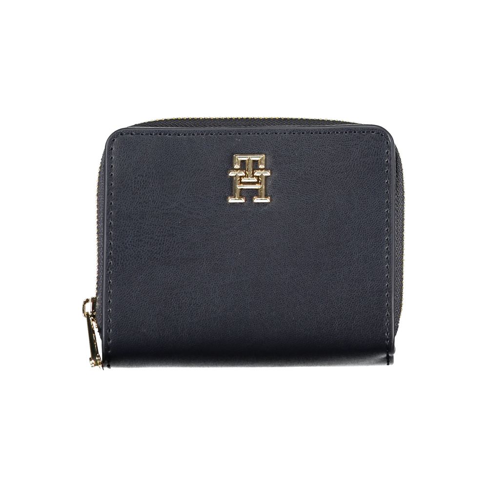 Fashionsarah.com Fashionsarah.com Tommy Hilfiger Sleek Blue Polyethylene Wallet