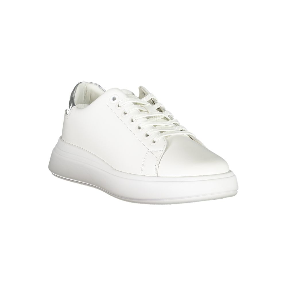 Fashionsarah.com Fashionsarah.com Calvin Klein Chic White Sneakers with Contrast Details