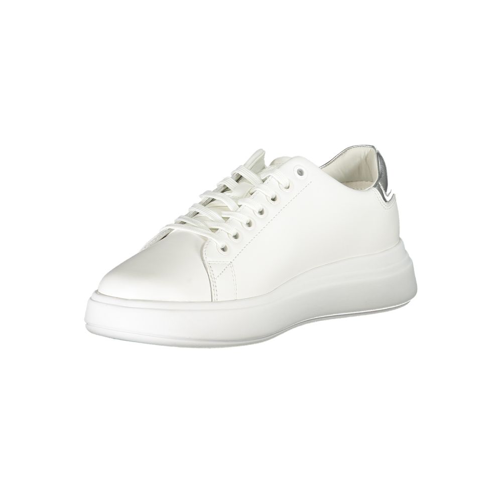 Fashionsarah.com Fashionsarah.com Calvin Klein Chic White Sneakers with Contrast Details