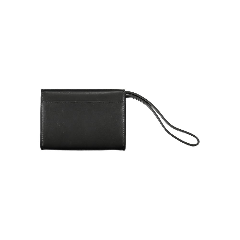 Calvin Klein Sleek Compact Designer Wallet in Black | Fashionsarah.com