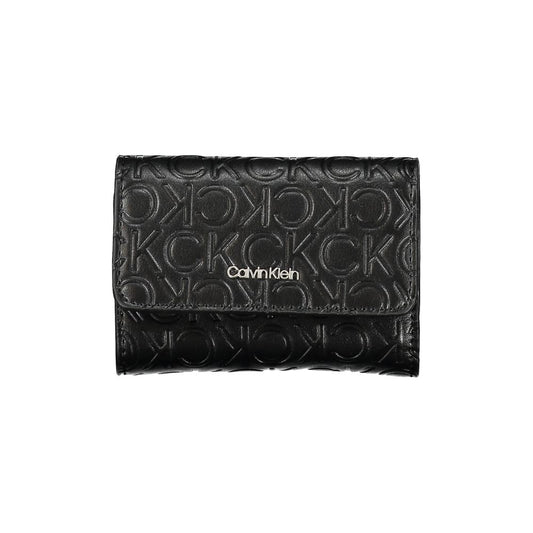 Fashionsarah.com Fashionsarah.com Calvin Klein Sleek Black Double-Compartment Wallet