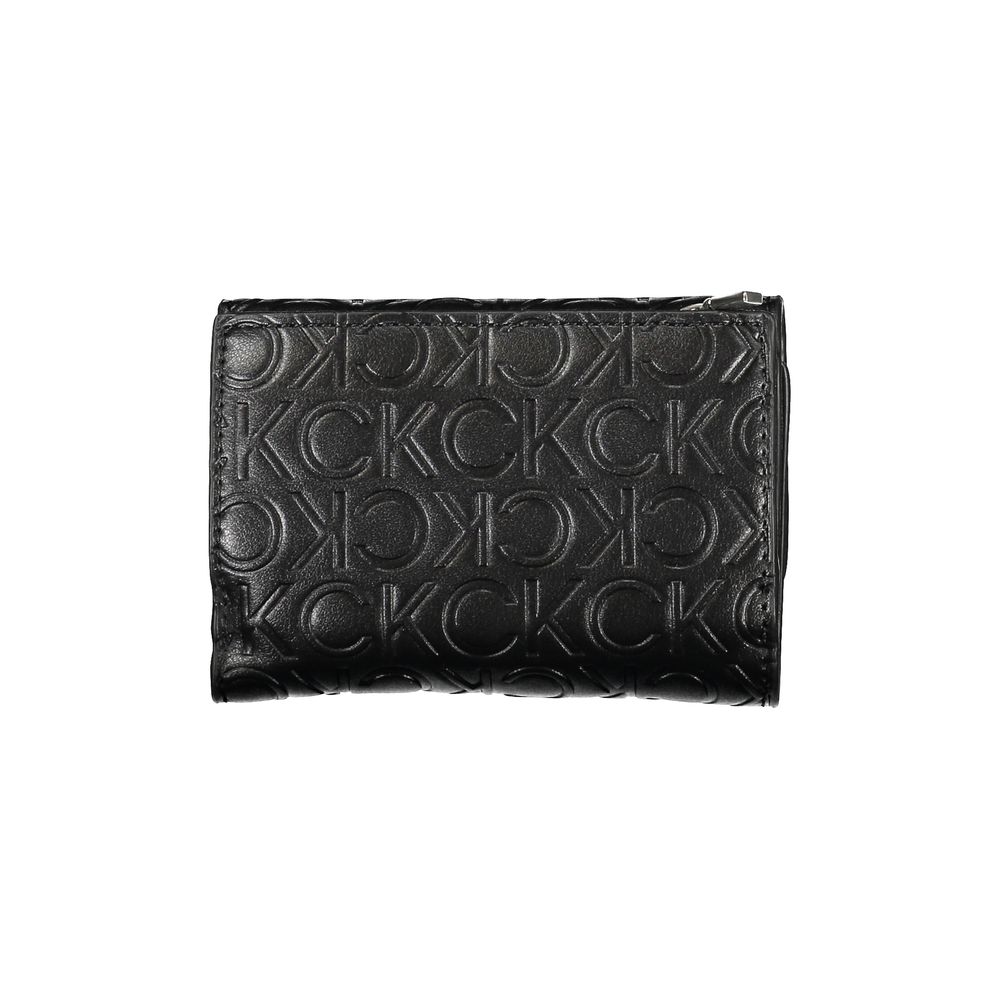 Fashionsarah.com Fashionsarah.com Calvin Klein Sleek Black Double-Compartment Wallet