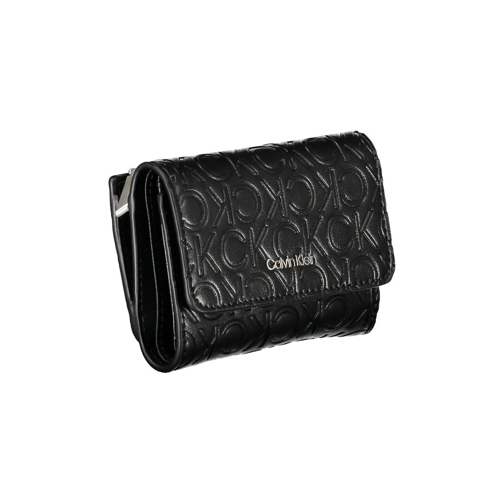 Fashionsarah.com Fashionsarah.com Calvin Klein Sleek Black Double-Compartment Wallet