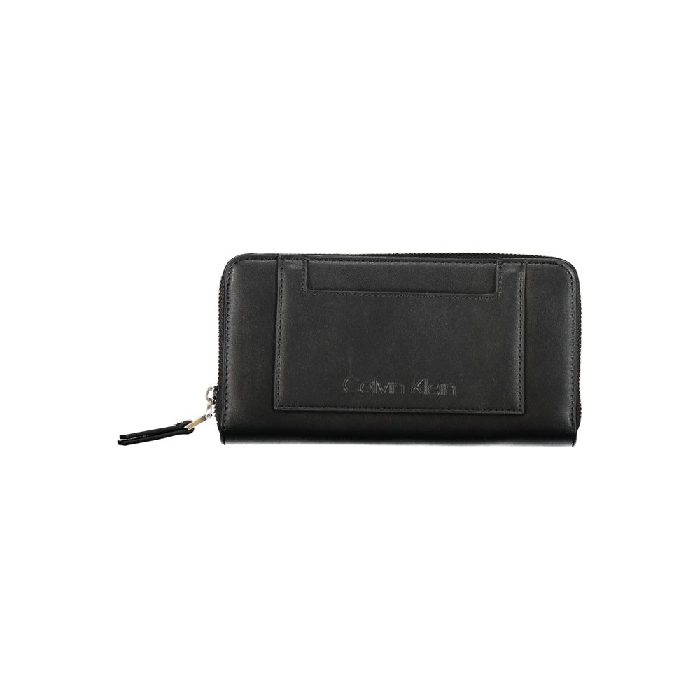 Fashionsarah.com Fashionsarah.com Calvin Klein Elegant Black Multi-Compartment Wallet