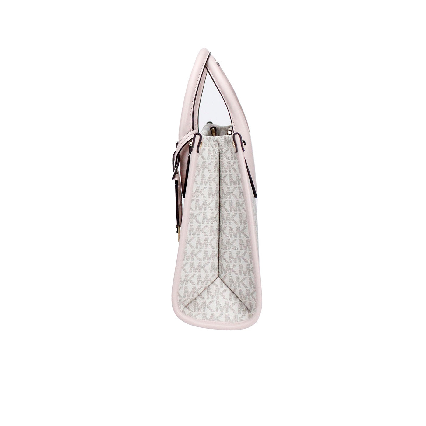 Michael Kors Mirella Small Powder Blush PVC Top Zip Shopper Tote Crossbody Bag | Fashionsarah.com